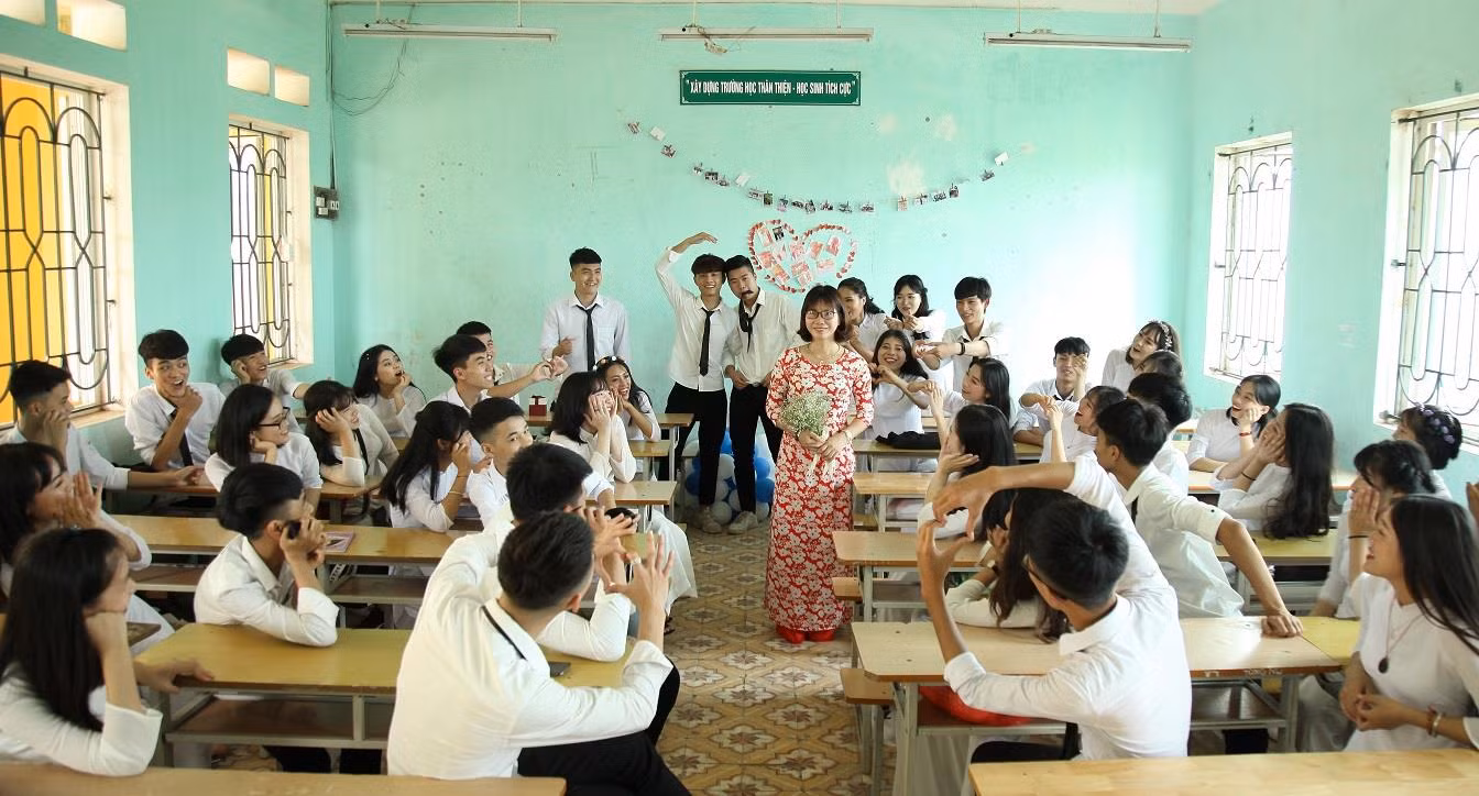 Trà My có sở thích được giao lưu, kết bạn, chia sẻ với bạn bè - lớp học của Trà My (ảnh do nhân vật cung cấp).