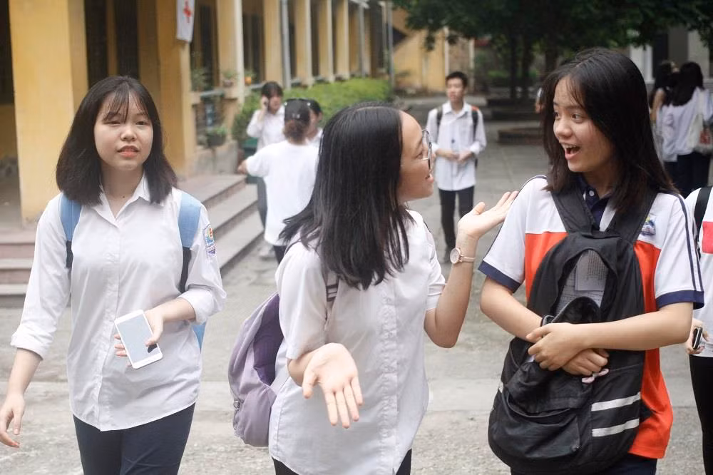 Các thí sinh thi vào lớp 10 sẽ nhận được kết quả điểm thi vào ngày 20/6 (ảnh Trinh Phúc).