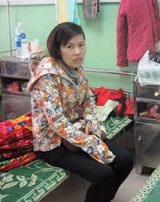 Chị Lê Thị Thắm người chứng kiến vụ việc kể lại với PV