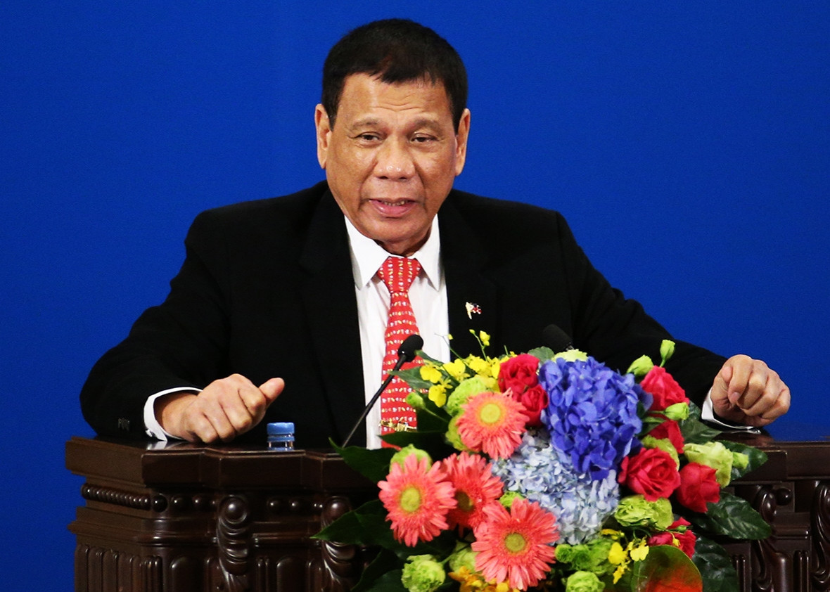 Tổng thống Philippines Rodrigo Duterte, ảnh: Slate.