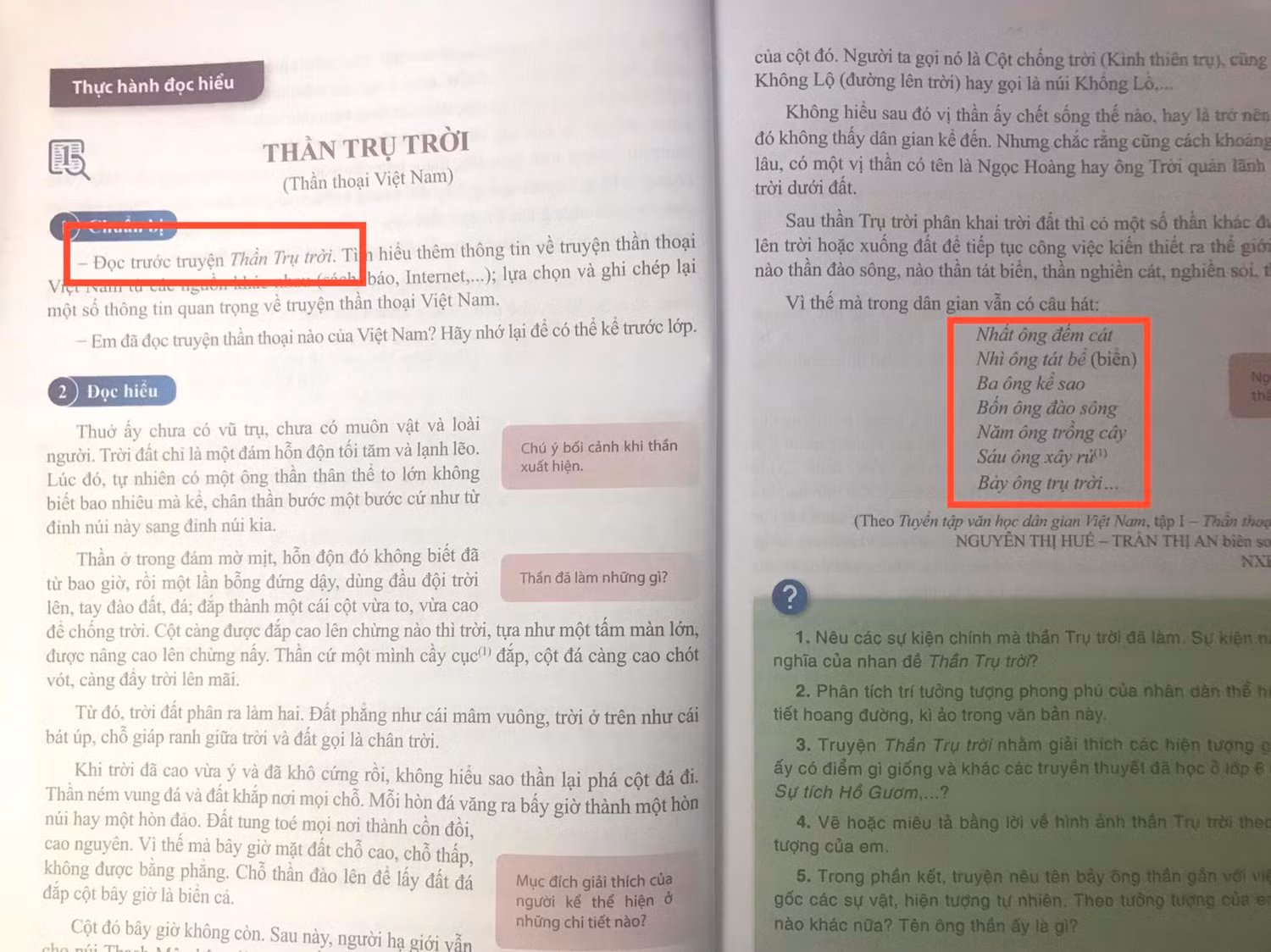 Cách viết hoa tên các vị thần trong sách Cánh Diều khác sách Chân trời sáng tạo. (Ảnh: Ánh Dương) Cách viết hoa tên các vị thần trong sách Cánh Diều khác sách Chân trời sáng tạo. (Ảnh: Ánh Dương)