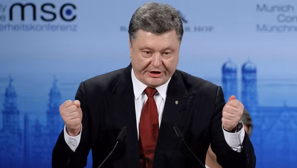 Tổng thống Ukraine Petro Poroshenko.