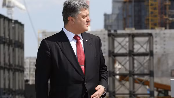 Tổng thống Ukraine Petro Poroshenko. Ảnh Rian.