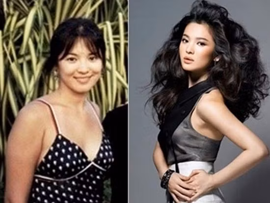 Kiều nữ của điện ảnh Hàn Song Hye Kyo cũng từng có thời kỳ mũm mĩm nhưng qua năm tháng cân nặng của cô cứ tăng lên rồi lại giảm xuống bất thình lình. Bất kỳ ai là fan hâm mộ của Song Hye Kyo đều có thể nhận ra điều đó qua những bộ phim mà cô tham gia. Đặc biệt nhắc đến thời kỳ béo tròn nhất của Song Hye Kyo chính là khoảng thời gian cô tham gia bộ phim "Trái tim mùa thu''.