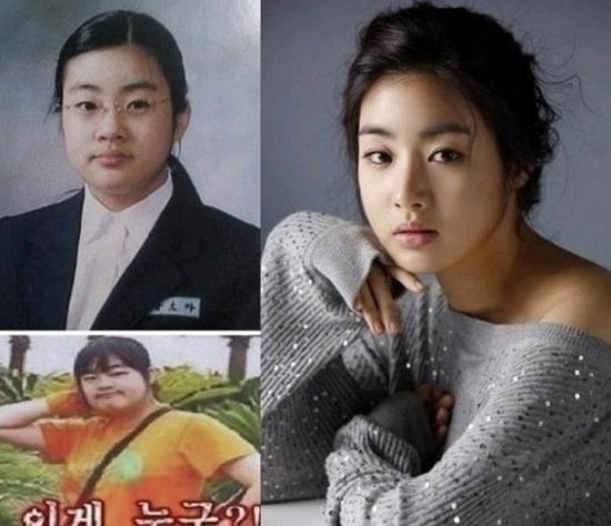Trước đây, nữ diễn viên Kang Sora từng nặng tới 72kg và trong một chương trình truyền hình, cô tiết lộ: “Tôi rất yêu đồ ăn. Tôi từng ăn nguyên một con gà, một pizza, và một bánh ngọt cùng lúc. Chưa bao giờ tôi nghĩ đến việc cắt giảm thức ăn. Khi nặng nhất tôi đạt khoảng 72kg”. Hiện tại trên sơ yếu lí lịch của Kang Sora, cân nặng của cô là 48kg.