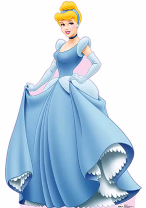 Nàng công chúa Lọ Lem trong tạo hình phim của Disney có mái tóc búi rối cài trâm đẹp mắt. Nàng công chúa Lọ Lem trong tạo hình phim của Disney có mái tóc búi rối cài trâm đẹp mắt.