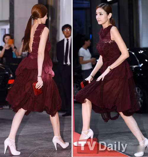 Nếu nhìn thoáng qua, trông Han Chae Young khá giản dị và kín đáo. Xem thêm: Đẹp long lanh như Sao Hàn: Không khó