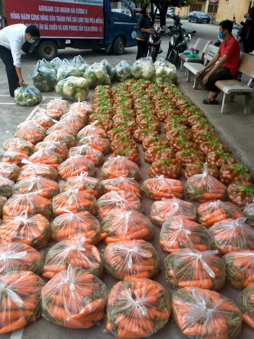 Tổng số, 310 kg cà chua, 124 kg bắp cải, 160kg su hào đã được Đại học Chí Linh "giải cứu" cho bà con nông dân. Tổng số, 310 kg cà chua, 124 kg bắp cải, 160kg su hào đã được Đại học Chí Linh "giải cứu" cho bà con nông dân.