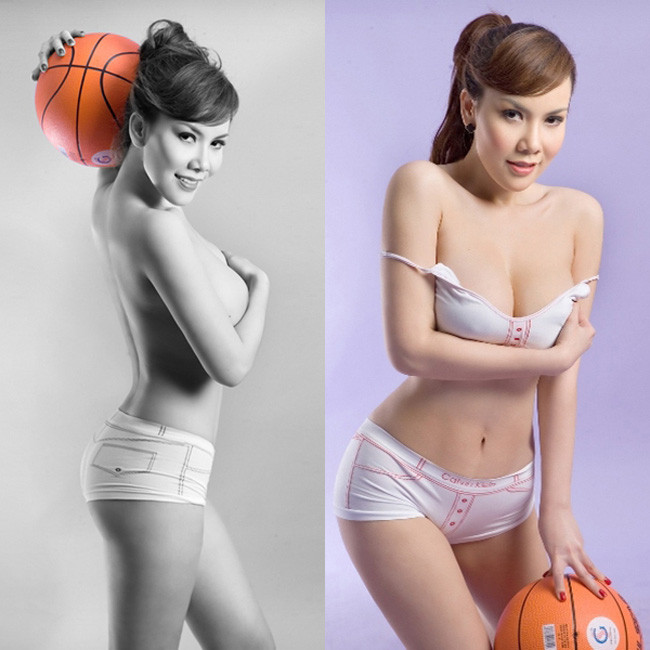 Sở hữu thân hình bốc lửa với số đo 3 vòng vô cùng khiêu khích, người mẫu trẻ Linh Phương luôn phô diễn đường cong trong những shoot hình nội y “nóng” bỏng mắt.