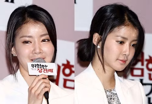 Lee Si Young cũng đã từng khóc dở mếu dở vì lỗi này.