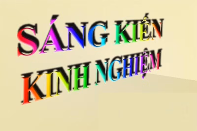 Cho điểm sáng kiến kinh nghiệm, người chấm biết cả, nhưng... ảnh 2
