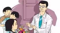 Văn hoá ứng xử trong trường học (Ảnh minh họa: Báo Giáo dục và Thời đại). Văn hoá ứng xử trong trường học (Ảnh minh họa: Báo Giáo dục và Thời đại).