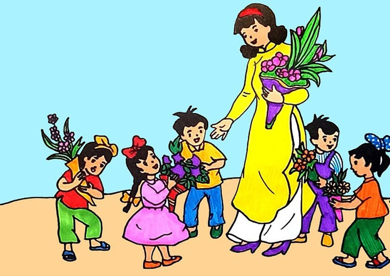 Tình cảm thầy trò (Ảnh minh họa: vietnammoi.vn).