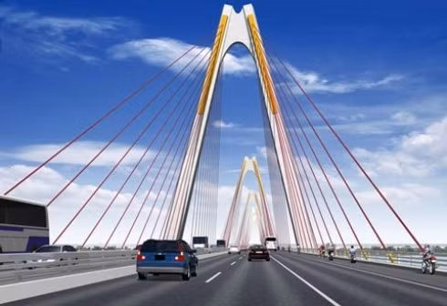 Tính đến thời điểm hiện tại, cầu Nhật Tân là cây cầu dây văng lớn nhất Đông Nam Á. Tính đến thời điểm hiện tại, cầu Nhật Tân là cây cầu dây văng lớn nhất Đông Nam Á.