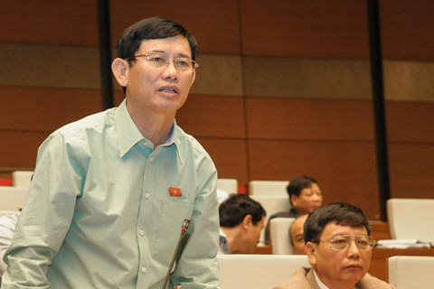 Đại biểu Quốc hội Nguyễn Ngọc Phương (đoàn Quảng Bình). ảnh: quochoi.vn