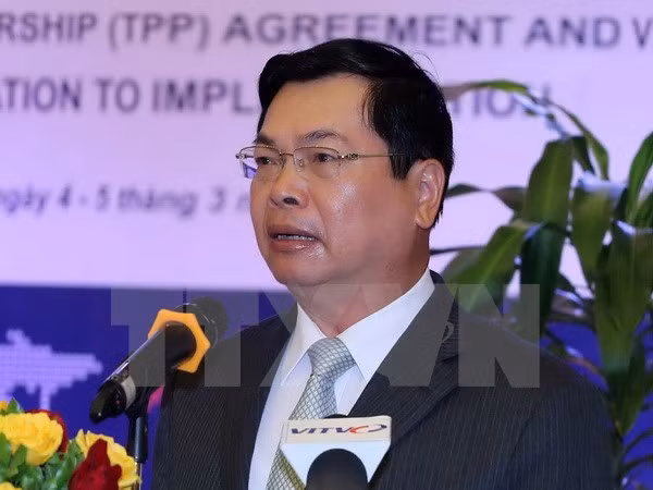 Ông Vũ Huy Hoàng - nguyên Bộ trưởng Bộ Công Thương. ảnh: TTXVN.