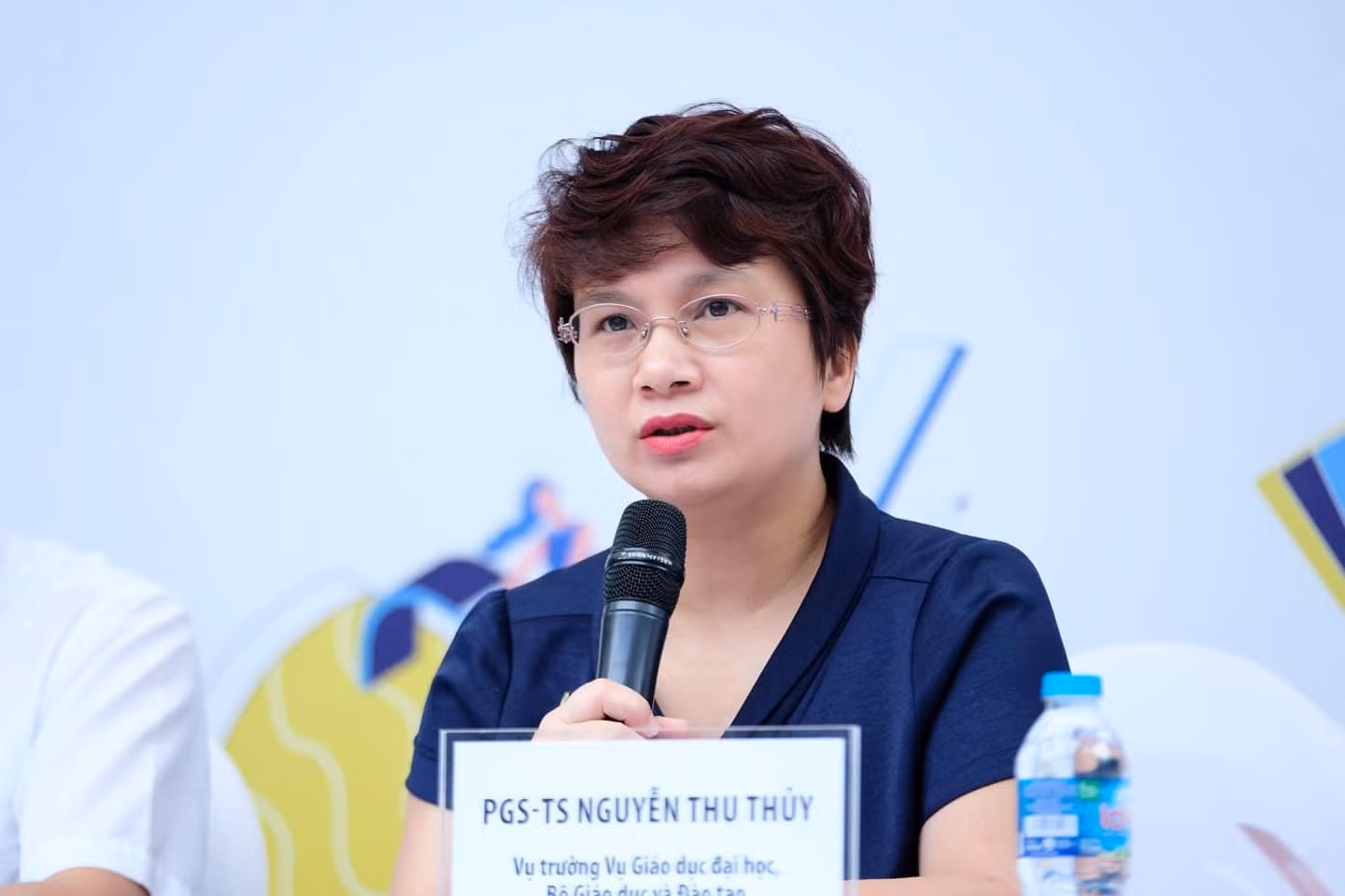 Bà Nguyễn Thu Thủy, Vụ trưởng Vụ Giáo dục Đại học (Bộ Giáo dục và Đào tạo) (ảnh: Thế Đại)
