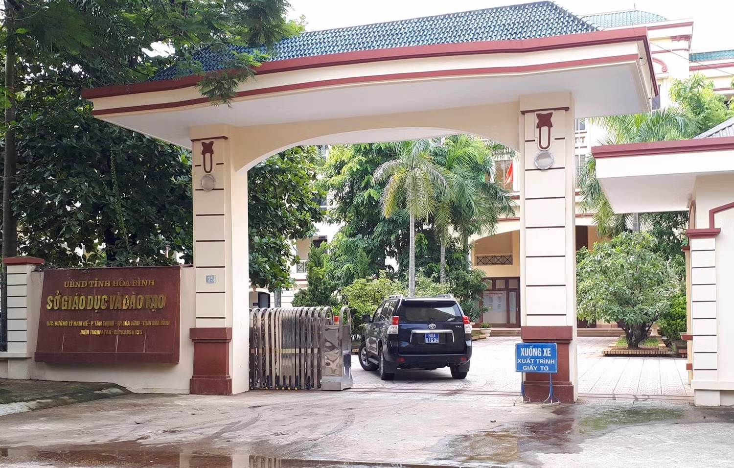 Lãnh đạo tỉnh ủy Hòa Bình cho biết, kỳ thi Quốc gia 2019 Hòa Bình tổ chức tốt, đảm bảo kỳ thi an toàn, đúng quy chế. Ảnh: Đ.T.