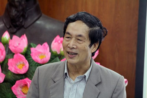 PGS. Nghiêm Đình Vỳ. Ảnh Xuân Trung PGS. Nghiêm Đình Vỳ. Ảnh Xuân Trung