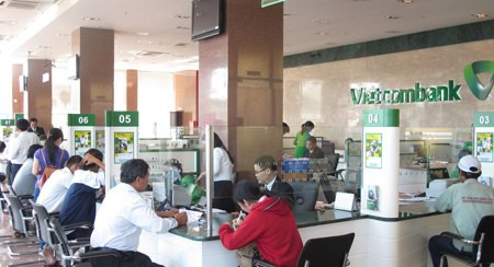 Lợi nhuận Vietcombank tăng so với cùng kỳ.