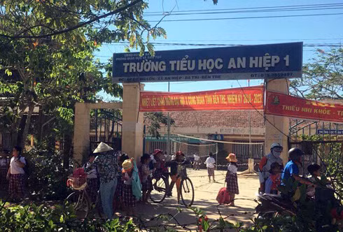 Trường Tiểu học An Hiệp 1. (Ảnh: H.L)