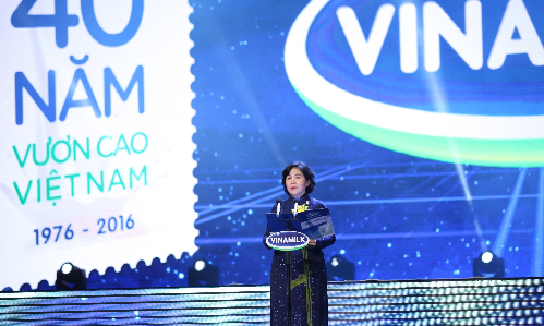 Bà Mai Kiều Liên, Tổng giám đốc Vinamilk, người đã đồng hành cùng công ty trong hành trình 40 năm đưa thương hiệu này vươn ra ngoài lãnh thổ Việt Nam.