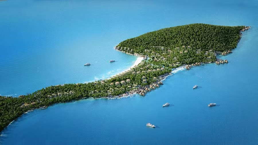 Premier Village Phu Quoc Resort nằm trên dải đất hai mặt biển của Vịnh Thái Lan và Biển Đông.