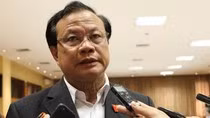 Bí thư Thành ủy Hà Nội - ông Phạm Quang Nghị cho biết sự đoàn kết thống nhất trong đảng và sự đồng thuận của nhân dân là nhân tố có ý nghĩa quyết định dẫn tới thành công. ảnh: Ngọc Quang.