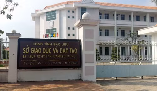 Sở Giáo dục và Đào tạo tỉnh Bạc Liêu. Ảnh: Báo Người đưa tin. Sở Giáo dục và Đào tạo tỉnh Bạc Liêu. Ảnh: Báo Người đưa tin.