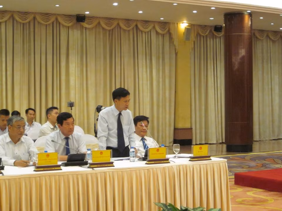 Ông Bùi Ngọc Lam - Phó Tổng Thanh tra Chính phủ trả lời báo chí (ảnh Trinh Phúc). Ông Bùi Ngọc Lam - Phó Tổng Thanh tra Chính phủ trả lời báo chí (ảnh Trinh Phúc).