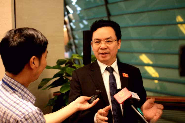 Đại biểu Quốc hội Hoàng Văn Cường (ảnh Trinh Phúc).