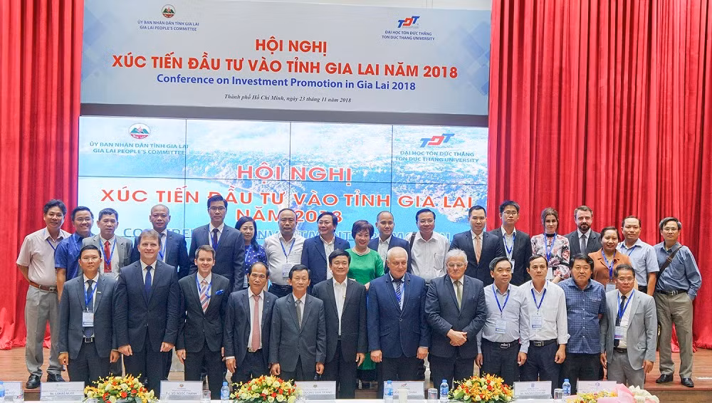 Thành quả xếp hạng đại học và hợp tác quốc tế của TDTU còn mang lại nhiều giá trị, lợi ích cho các địa phương trong hợp tác chuyển giao khoa học công nghệ và kêu gọi đầu tư, ảnh do Phó giáo sư Phạm Thanh Phong cung cấp.