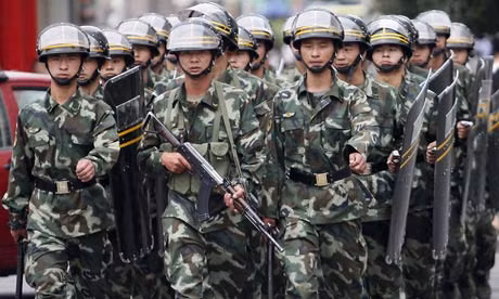 Cảnh sát Trung Quốc (hình minh họa, nguồn: Guardian) Cảnh sát Trung Quốc (hình minh họa, nguồn: Guardian)