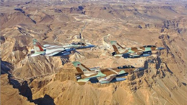 F-15 và F-16 của Không quân Israel.