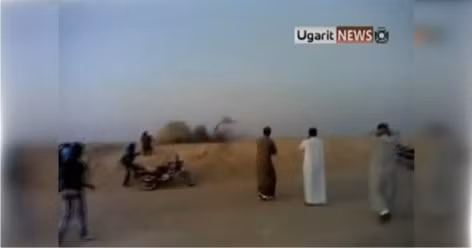 Tên lửa đất đối không được bắn tại Syria. Tên lửa đất đối không được bắn tại Syria.