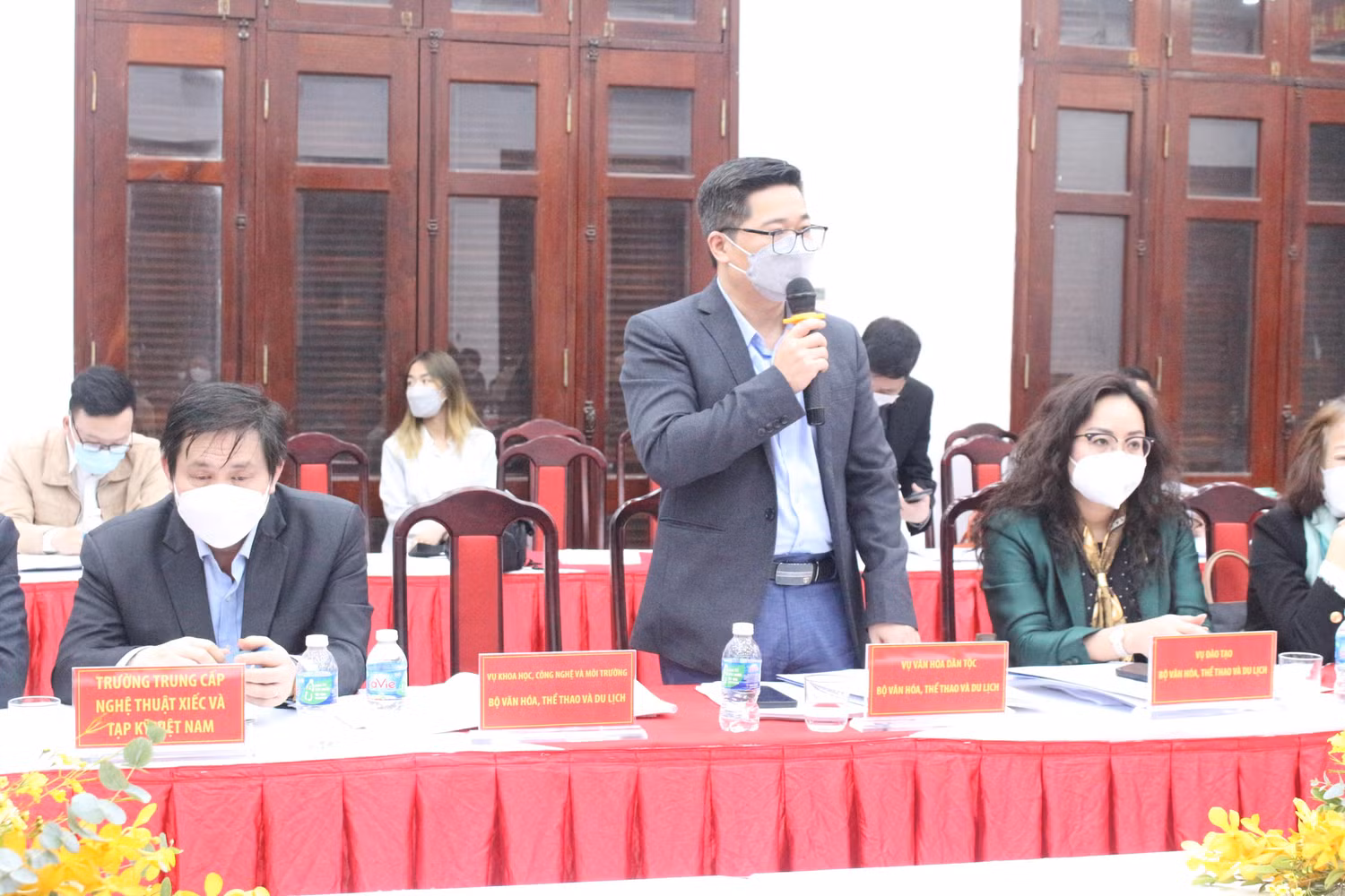Ông Trần Mạnh Hùng – Phó Vụ trưởng Vụ Văn hoá Dân tộc thuộc Bộ Văn hoá, Thể thao và Du lịch. Ảnh: Trung Dũng