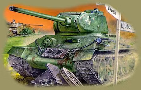 Xe tăng T-34-85 trên chiến trường