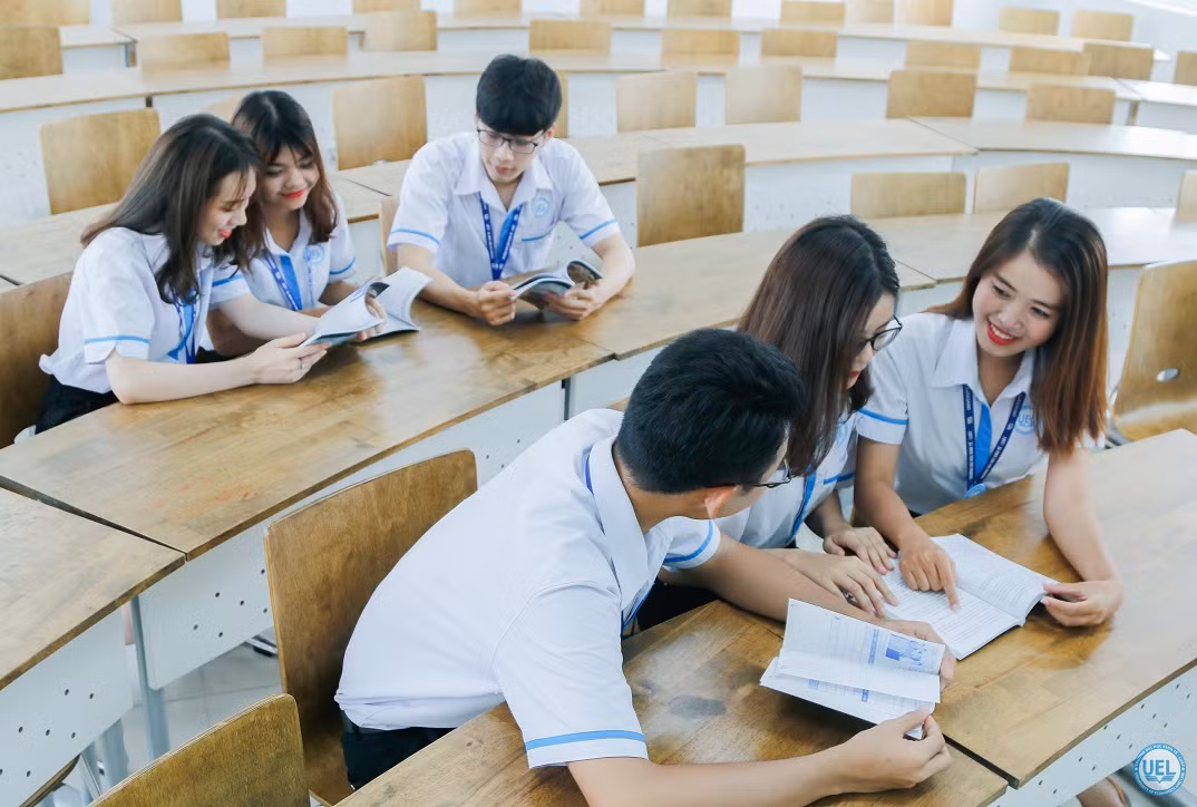 Sinh viên Trường Đại học Kinh tế - Luật (Đại học Quốc gia thành phố Hồ Chí Minh). Ảnh minh họa: Website trường.