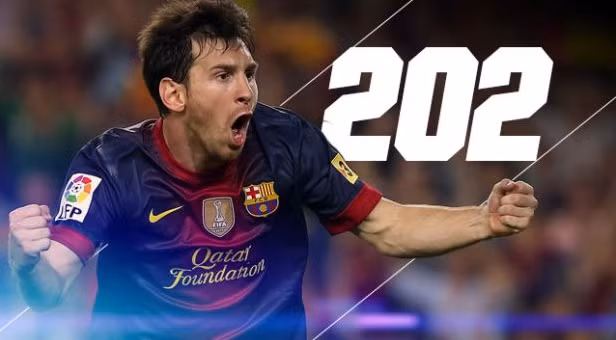 Ngay sau khi Ronaldo ghi hat-trick giúp Real đánh bại Getafe 4 bàn không gỡ, Messi cũng đã có câu trả lời khi ghi hẳn một cú poker đưa Barca đến chiến thắng hủy diệt 5-1 trước Osasuna. Với 4 bàn thắng trong trận đấu này, Messi đã cán mốc 202 bàn tại La Liga, 33 bàn trong 21 trận đấu tại La Liga mùa này và ghi bàn trong 11 trận liền tại La Liga.