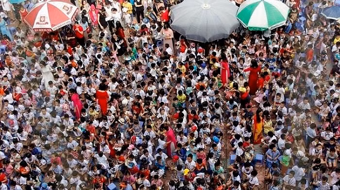 Hà Nội yêu cầu các trường không để tình trạng sĩ số 50, 60 em/lớp (Ảnh minh họa: Vietnamnet)