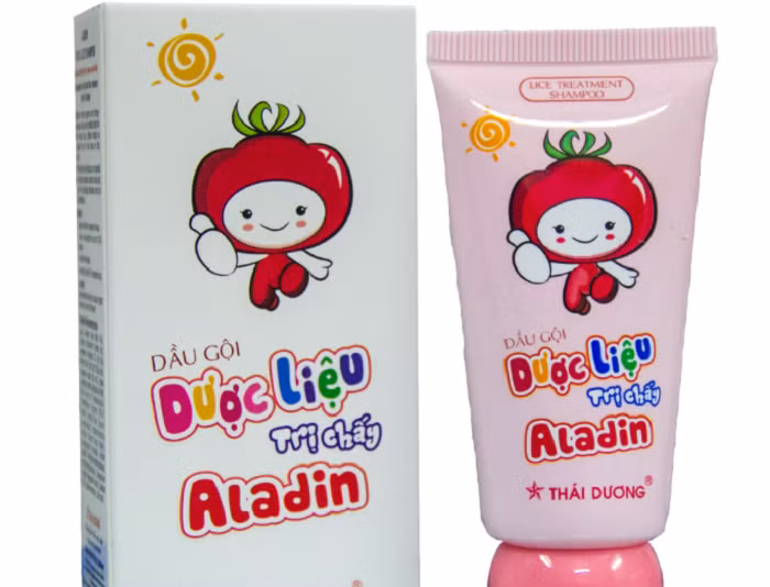 Dầu gội dược liệu trị chất Aladin.