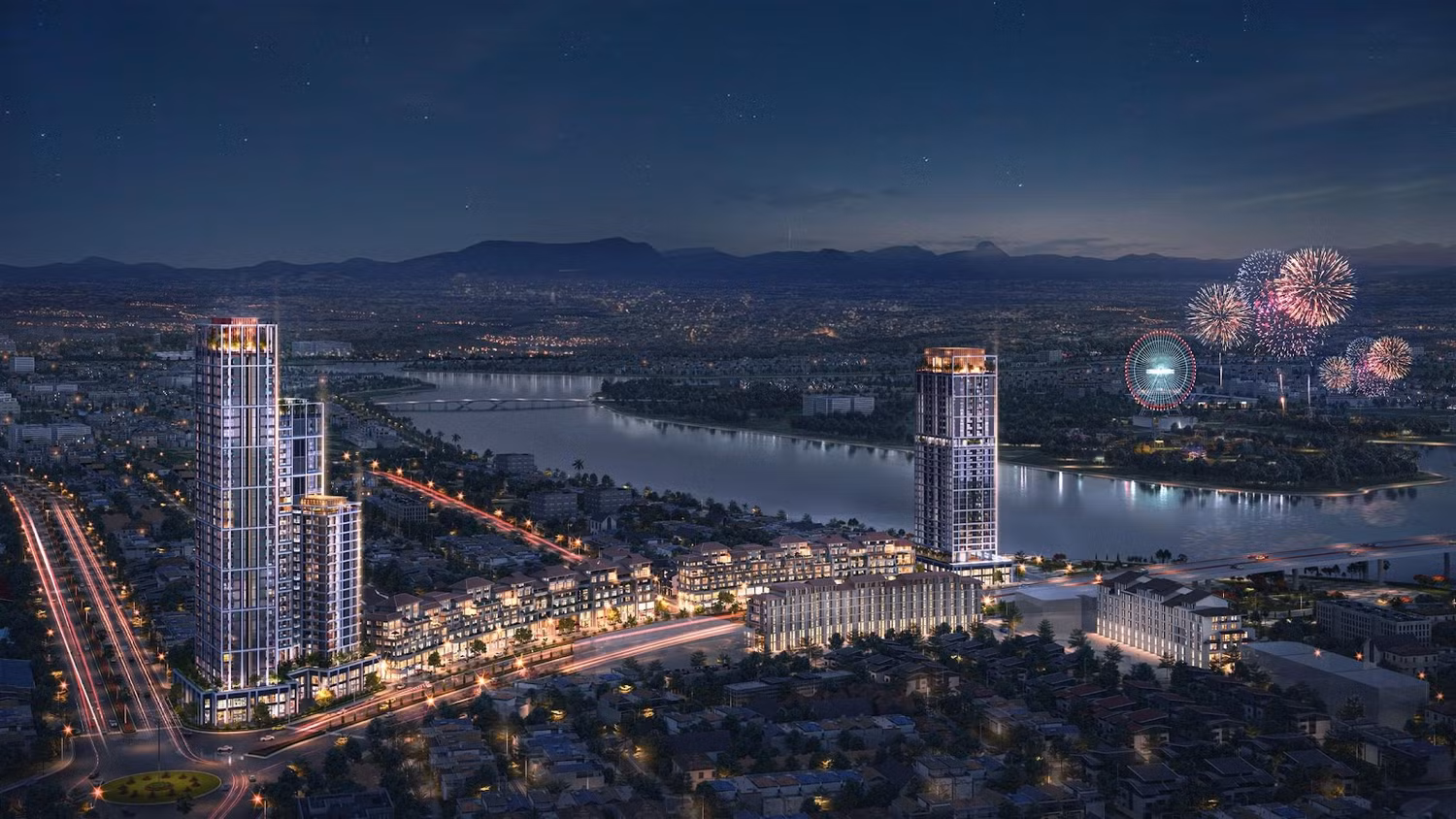 Bất động sản ven sông Hàn đầy hấp lực. (Ảnh phối cảnh minh họa: Sun Property) Bất động sản ven sông Hàn đầy hấp lực. (Ảnh phối cảnh minh họa: Sun Property)