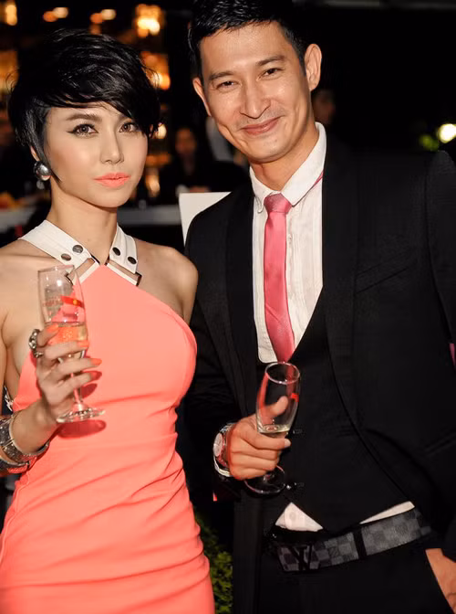 Ngọc Diệp hội ngộ diễn viên Huy Khánh.