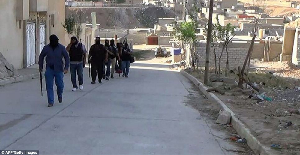 Các tay súng ISIS kiểm soát thành phố Mosul.