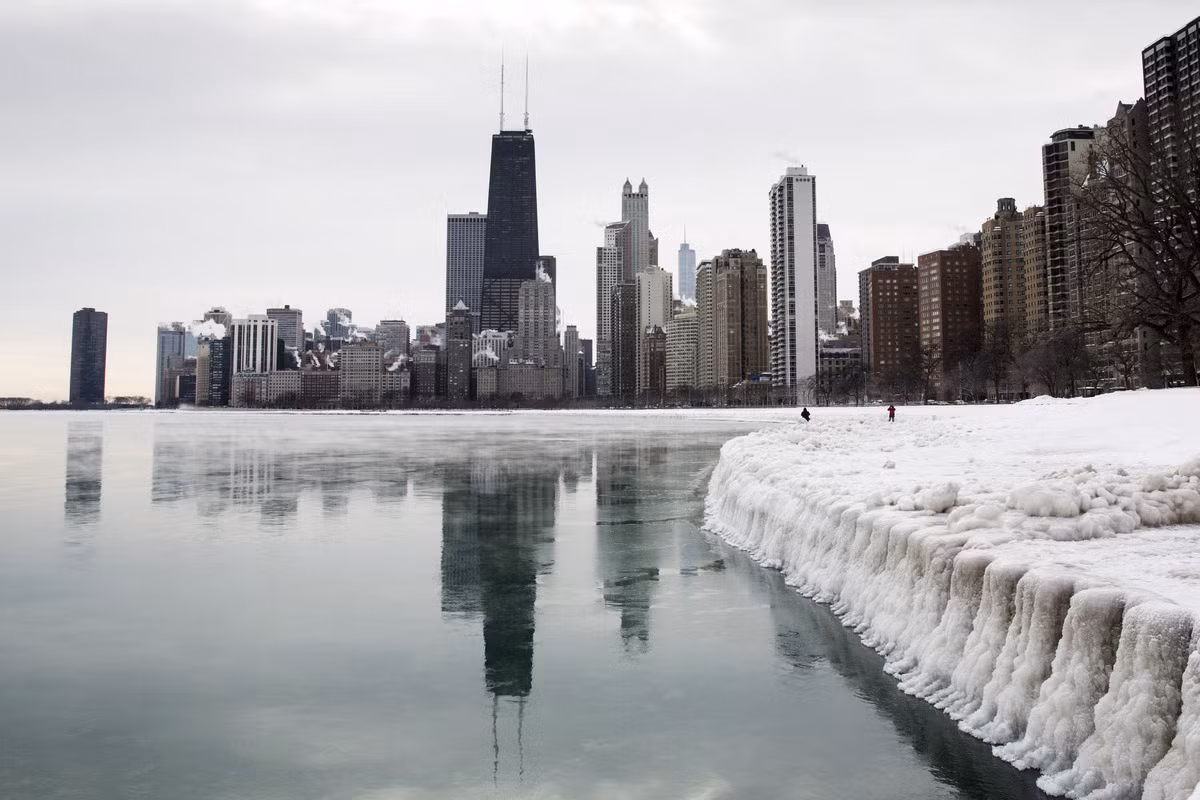 Một góc thành phố Chicago Một góc thành phố Chicago
