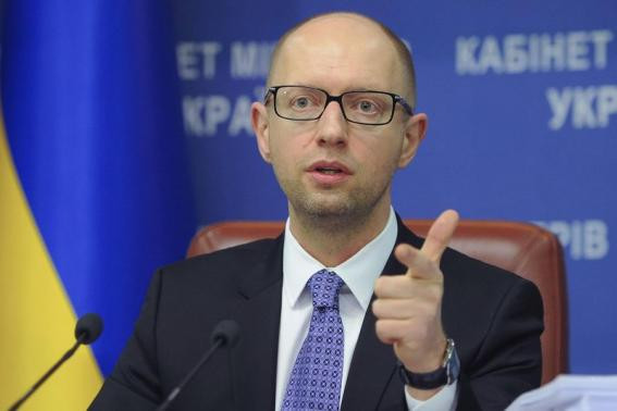 Thủ tướng Ukraine Yatseniuk.