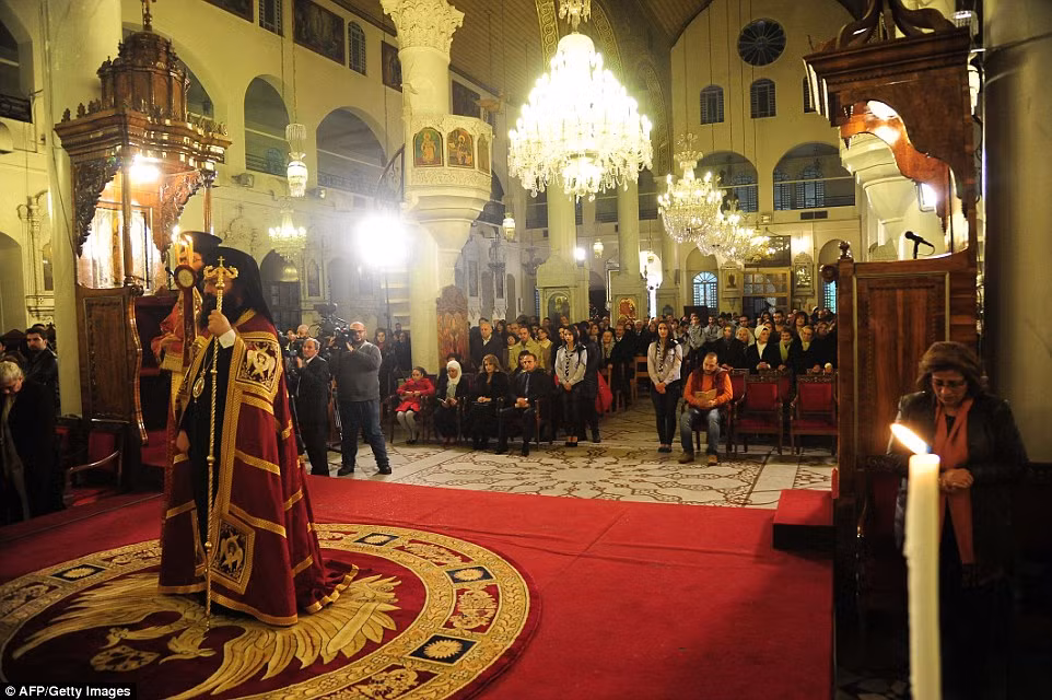 Người Syria đón Giáng sinh tại Damascus. Người Syria đón Giáng sinh tại Damascus.