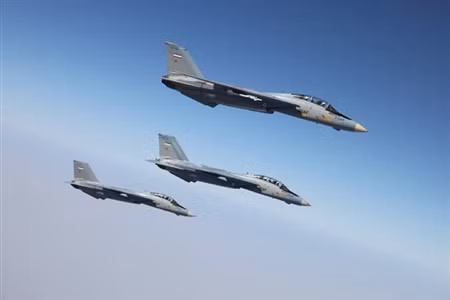Phi đội máy bay chiến đấu F-14 Tomcat của Không quân Iran tham gia diễn tập, do Mỹ chế tạo. Phi đội máy bay chiến đấu F-14 Tomcat của Không quân Iran tham gia diễn tập, do Mỹ chế tạo.