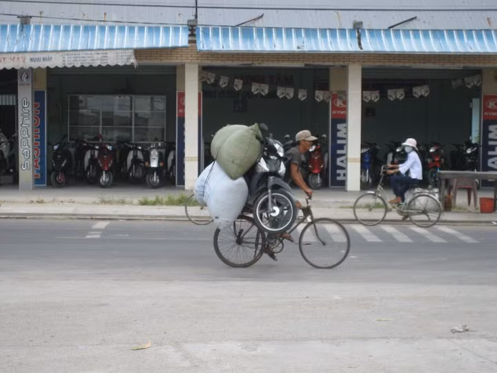 Sự kỳ diệu của các phương tiện thô sơ! Sự kỳ diệu của các phương tiện thô sơ!
