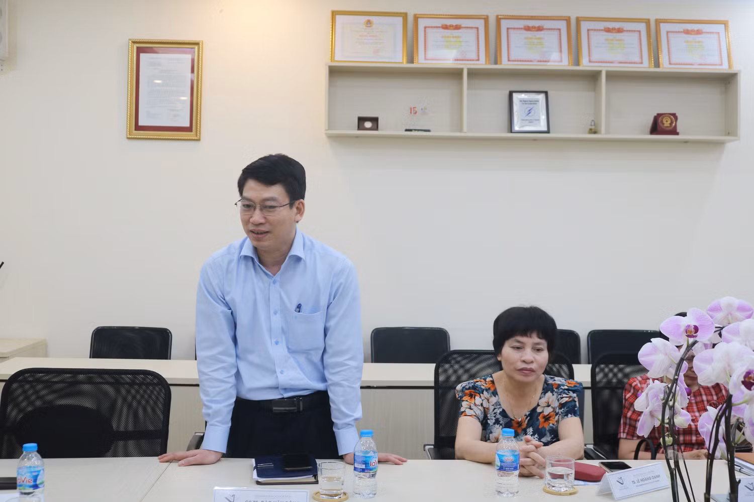 Giáo sư Đào Văn Đông - Phó hiệu trưởng Trường Đại học Hòa Bình. Ảnh: DN